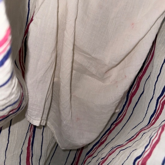 Free People Beaded Tassel Fringe Boho Striped Maxi Dress Size Small - Picture 5 of 10